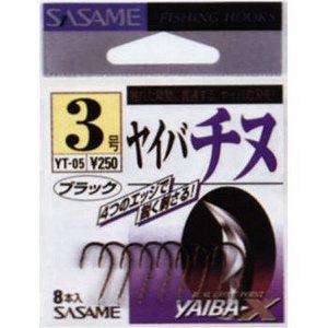 ささめ針(SASAME) ヤイバチヌ 8号 黒