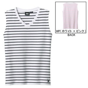 ヘリーハンセン HW38313 タンクボーダー L WK（ホワイト×ブラック）