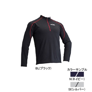 4DM（フォーディーエム） ZIPロングスリーブシャツ MENS M N（ネイビー）