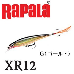 Rapala（ラパラ） XR12 X-RAP 12cm G（ゴールド）
