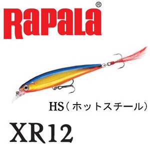 Rapala（ラパラ） XR-12 X-RAP 12cm HS（ホットスチール）