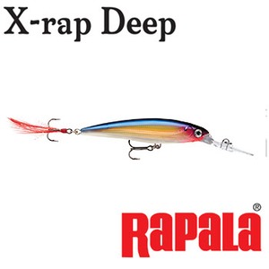 Rapala（ラパラ） XRD8 X-RAP Deep 8cm PG（パープルゴールド）