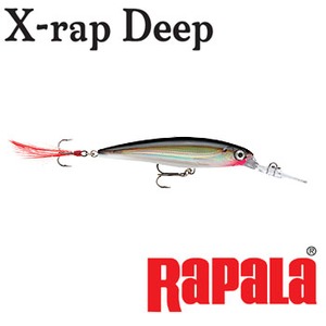 Rapala（ラパラ） XRD8 X-RAP Deep 8cm S（シルバー）