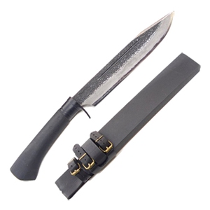 伊勢屋 狩猟刀火造剣鉈 240 黒マグマ/ブラックハンドル