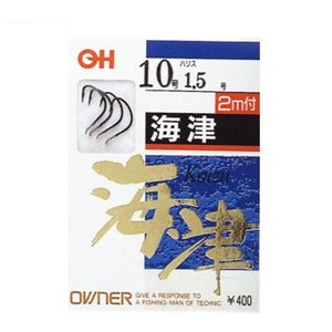 オーナー針 OH海津（手巻）2m 8号-0.8 黒