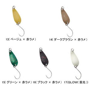 FOREST(フォレスト) フォレスト PAL(パル) 1.6g 16(ブラック×赤ラメ)