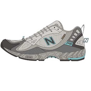 new balance（ニューバランス） TRAIL RUNNING 女性用 4E／24.0cm GM（グレー／ミント）