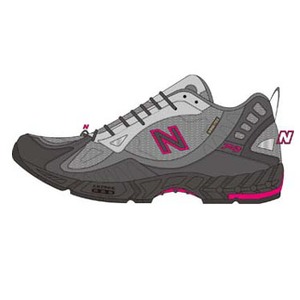 new balance（ニューバランス） TRAIL RUNNING 女性用 4E／24.0cm GP（グレー／ピンク）