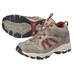 THE NORTH FACE（ザ・ノースフェイス） Youth Jinxy Mid WP Boy’s＆Girl’s 22.5cm TB（トープグレー×ラムレーズンブラウン）