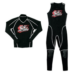 J-FISH JCW-29200 2ピース ウエットスーツ 150cm BLACK