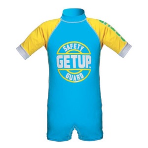 ゲットアップ GSS-9100 スイムスーツ7分袖 80cm ブルー
