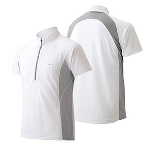 モンベル（montbell） クールラグラン ジップシャツ Men's L WT（ホワイト）