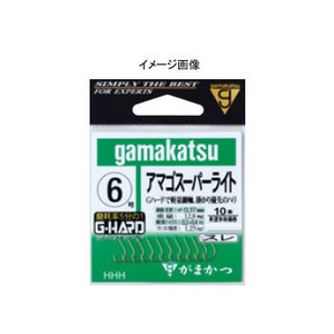がまかつ（Gamakatsu） バラ Gハード アマゴスーパーライト 鈎7／ハリス0.3 茶