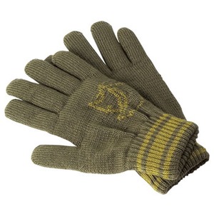FJALL RAVEN（フェールラーベン） フォックスジャガードニットグローブ M 50（グリーン）