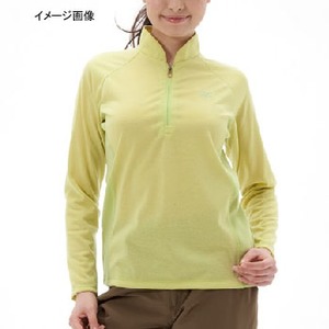 ミズノ（MIZUNO） ブレスサーモ・ライトインナー長袖ジップネックシャツ Women's S 37（ライトグリーン）