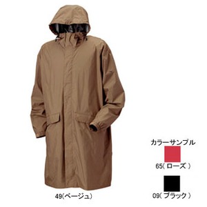 ミズノ（MIZUNO） ベルグテックスーパーライト・レインプルーフコート Men's XL 09（ブラック）