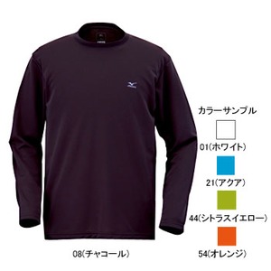 ミズノ（MIZUNO） ドライベクター・ワンポイント長袖Tシャツ Men's LL 44（シトラスイエロー）