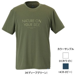 ミズノ（MIZUNO） アイスタッチ・プリントTシャツ Men's XL 01（ホワイト）