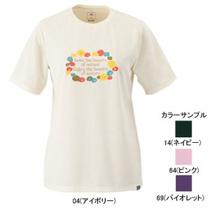 ミズノ（MIZUNO） ドライベクター・プリントTシャツ Women's L 64（ピンク）
