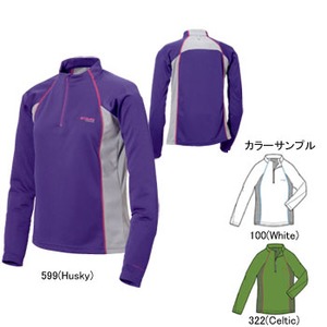 Columbia（コロンビア） ウィメンズ ファーウェルハーフジップTシャツ S 322（Celtic）