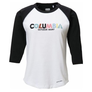 Columbia（コロンビア） ウィメンズ レトロパワー3／4Tシャツ M 010（Black）