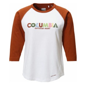 Columbia（コロンビア） ウィメンズ レトロパワー3／4Tシャツ L 861（DarkAdobe）
