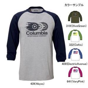 Columbia（コロンビア） フォーカー3／4Tシャツ L 409（ElectricAvenue）