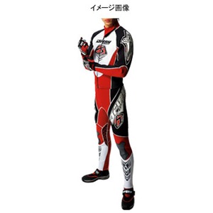J-FISH エボリューションウェットスーツ Men's M BLACKxRED