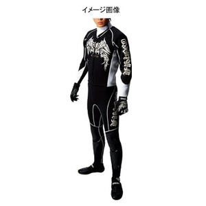 J-FISH プロウェットスーツ Men's ML BLACK×WHITE