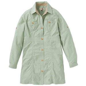 FJALL RAVEN（フェールラーベン） バンブーシャツワンピース S 50（グリーン）