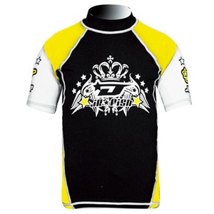 ジュニアフィッシュ ラッシュガード／半袖 Kid's 150cm イエロー