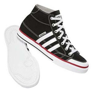 adidas（アディダス） クレメンテSTR HI 26.5cm ブラック×ランニングホワイト×シンプルF10