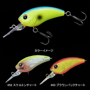 エバーグリーン（EVERGREEN） コンバットクランクミニ MR 4.4cm ＃59 スケルトンチャート