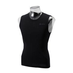 odlo(オドロ) エボリューションライトクルーネックノースリーブシャツ Men's L ブラック