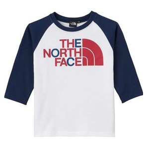 THE NORTH FACE（ザ・ノースフェイス） Raglan Logo Tee Kid’s 130 NY（TNFネイビー）