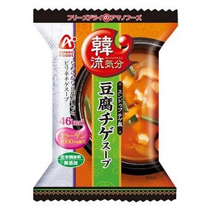 アマノフーズ（AMANO FOODS） 韓流気分 豆腐チゲスープ10食入り
