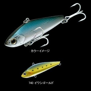 ジップベイツ ZBLバイブ 58-13 13g 740 イワシゴールド
