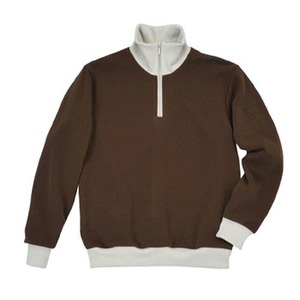 ミズノ(MIZUNO) シープフリーススウェットシャツ Men's M 55(ブラウン)