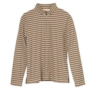 Fox Fire（フォックスファイヤー） QDCボーダークルーL／S Women's S 011（ベージュ）