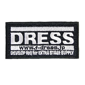 ドレス（DRESS） DRESSワッペン ブラック