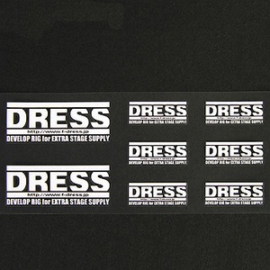 ドレス（DRESS） オプションステッカー SS ホワイト
