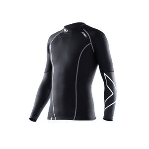 2XU（ツー・タイムズ・ユー） Elite L／S Compression Top Men’s L Black