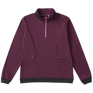 FJALL RAVEN（フェールラーベン） グリッドスキンロングジップレディースシャツ M 80（ダークパープル）