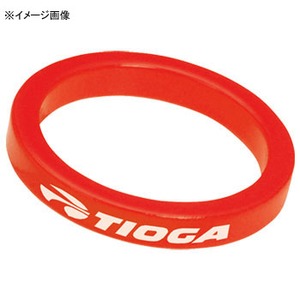 TIOGA（タイオガ） HDW01903 アルミ スペーサー 10mm レッド