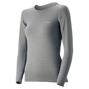 モンベル(montbell) ジオライン M.W. ラウンドネックシャツ Women's S GY(グレー)
