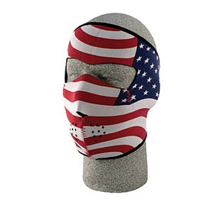 ZAN（ザン） ネオプレン フェイスマスク （フルタイプ） USAフラッグ