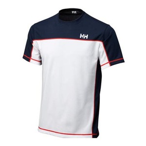 ヘリーハンセン S／Sセーリングティ Men's M PW（パールホワイト）