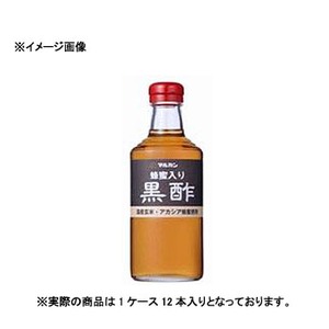 マルカン酢 蜂蜜入り黒酢 瓶 【1ケース （500ml×12本）】