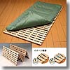 しっけナイト 桐 和風すのこベッド 4つ折れ式 M型ほせ-る シングル