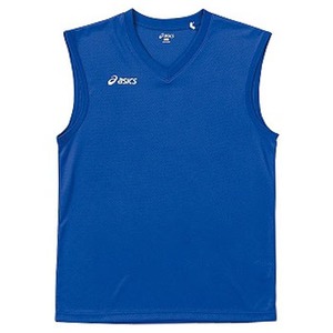 アシックス（asics） ノースリーブシャツ M・45（ブルー）